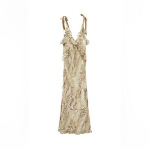 Zara snake print dress